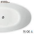 Modern Acrylic BathTub And Solid Oval Surface Freestanding Bathtub